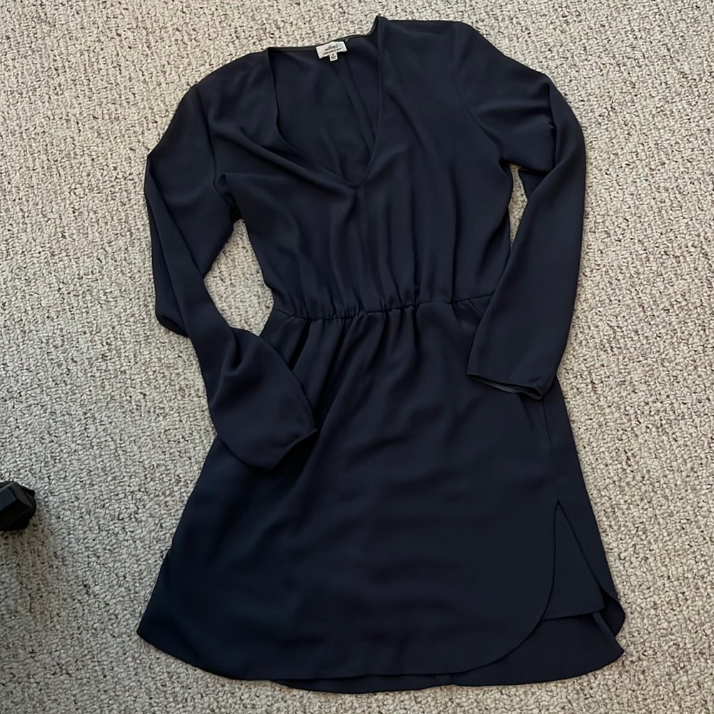 Wilfred Gray Long Sleeve Dress